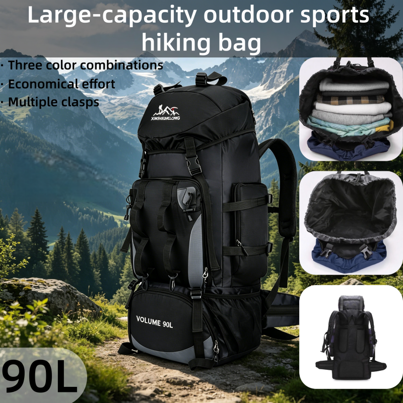 Urban Backpack Tactical - 90-liter waterproof hiking backpack, camping backpack,