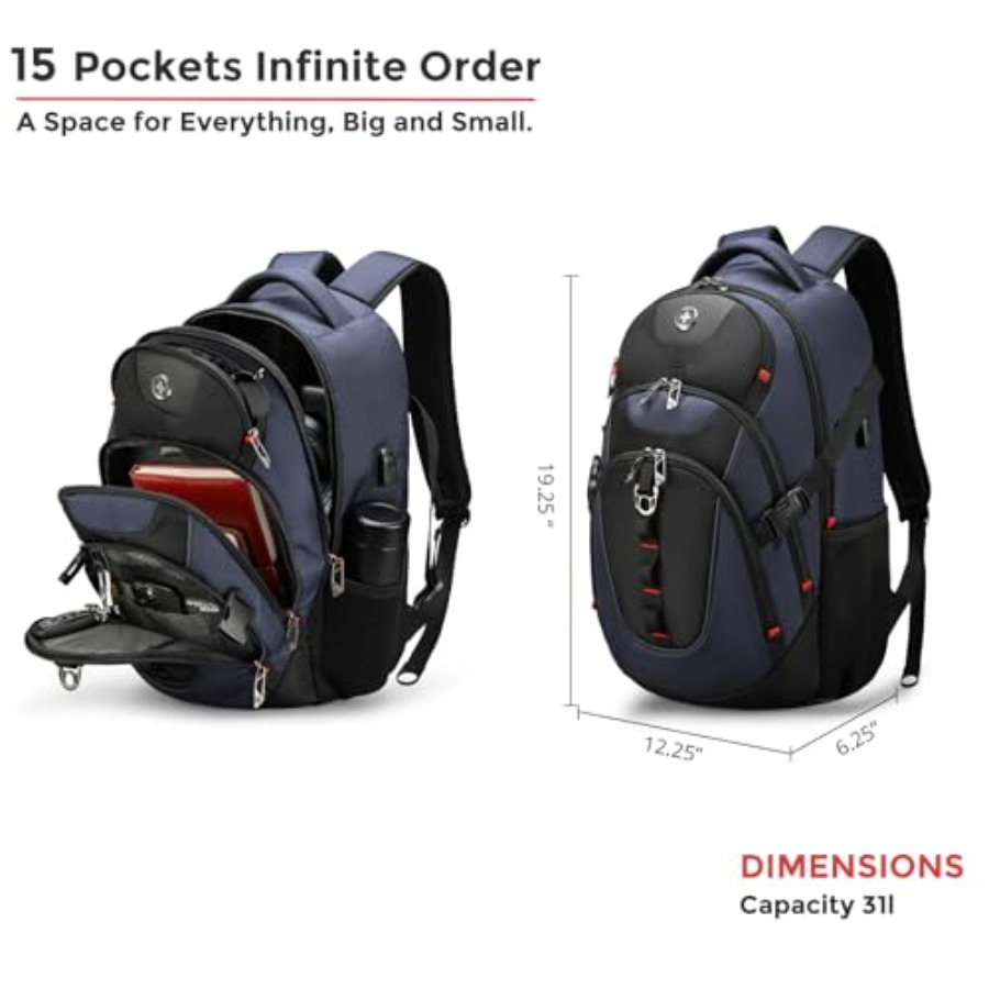 Design Laptop Backpack with US - Laptop Backpack 15.6 recensie en prijs