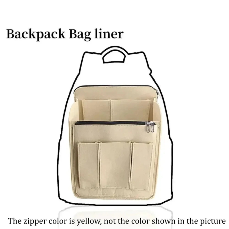 Makeup Organizer Felt Insert B - Backpack Insert Organizer recensie en prijs
