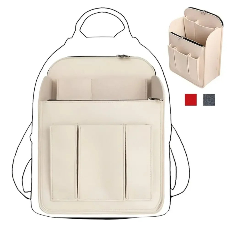 Makeup Organizer Felt Insert B - Backpack Insert Organizer recensie en prijs