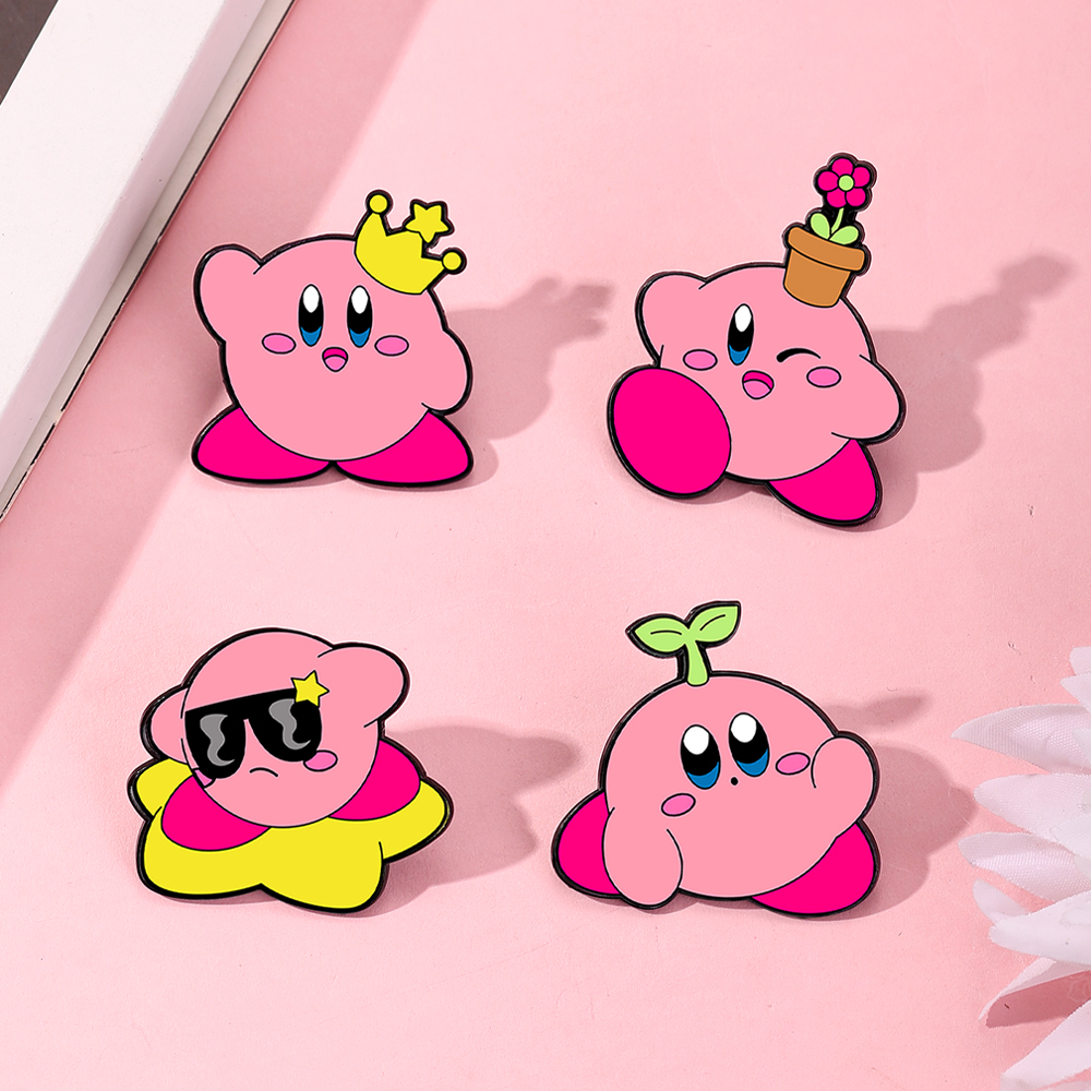 4pcs Kirby Enamel Lapel Pins S - Fashion Backpack Women recensie en prijs