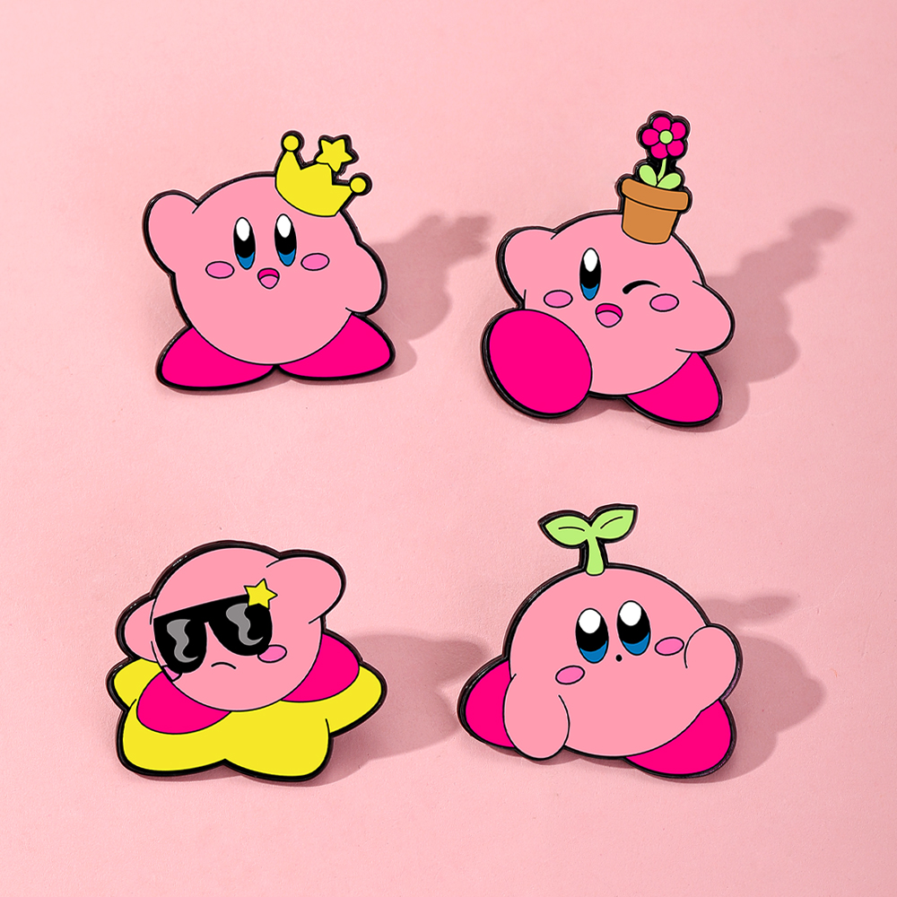 4pcs Kirby Enamel Lapel Pins S - Fashion Backpack Women recensie en prijs