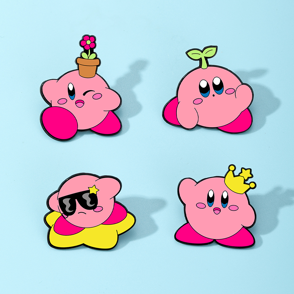 4pcs Kirby Enamel Lapel Pins S - Fashion Backpack Women recensie en prijs