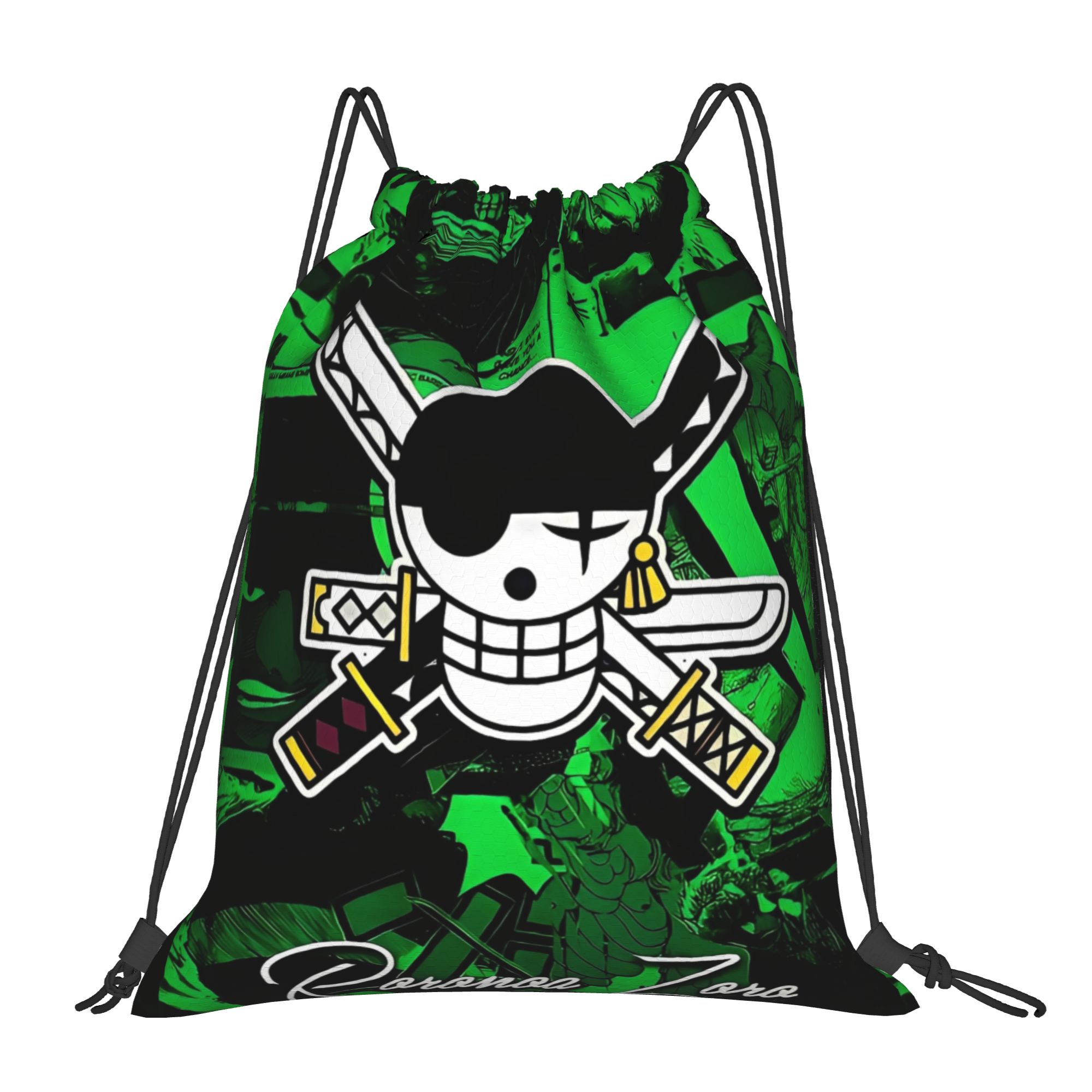 One Piece Zoro Skull Backpack  - Drawstring Gym Bag recensie en prijs