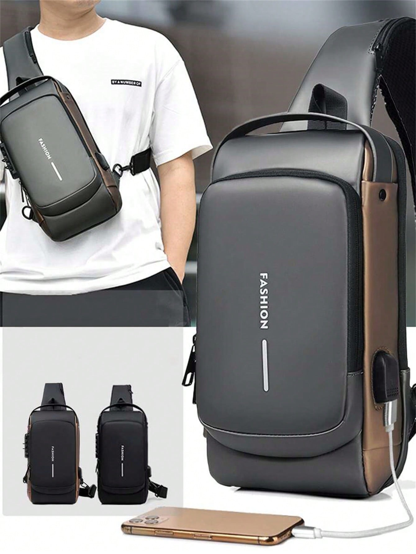 Men's Bags Shoulder Messenger  - Sling Backpack Shoulder recensie en prijs