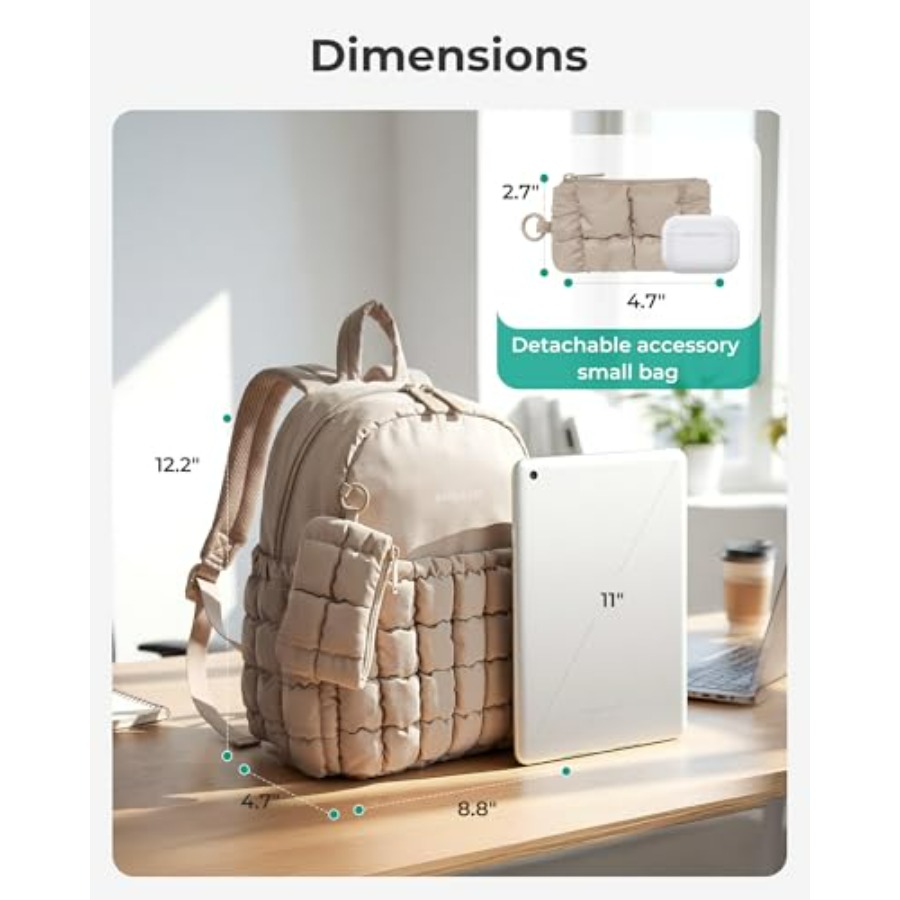 Mini Backpacks for Women, Puff - Mini Backpack Purse recensie en prijs