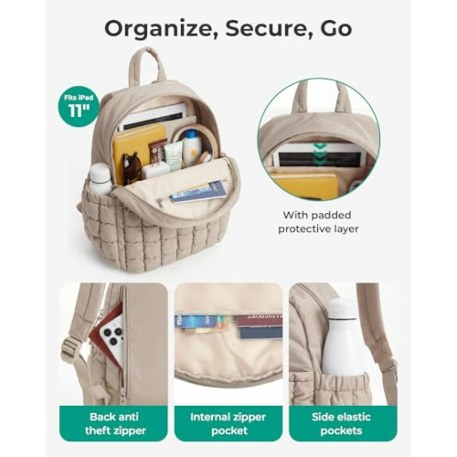 Mini Backpacks for Women, Puff - Mini Backpack Purse recensie en prijs