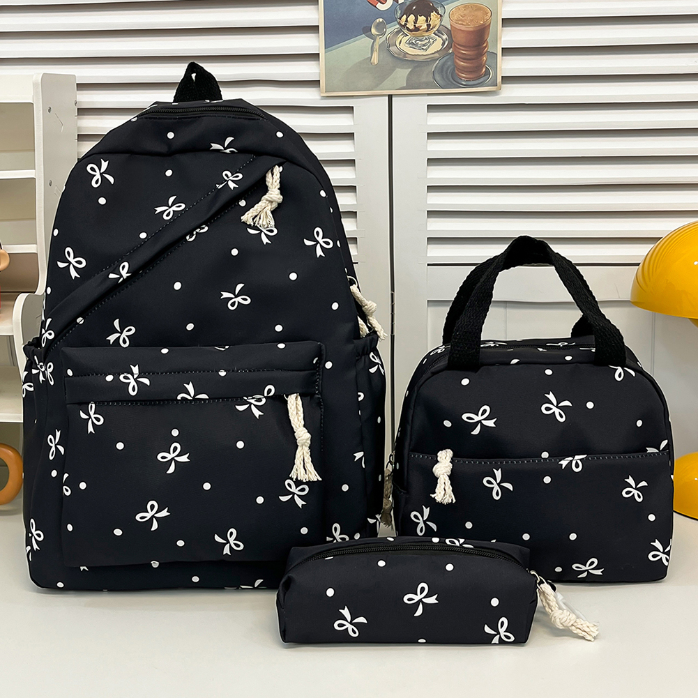 3pcs Bow Tie College School Ba - School Backpack Teen recensie en prijs