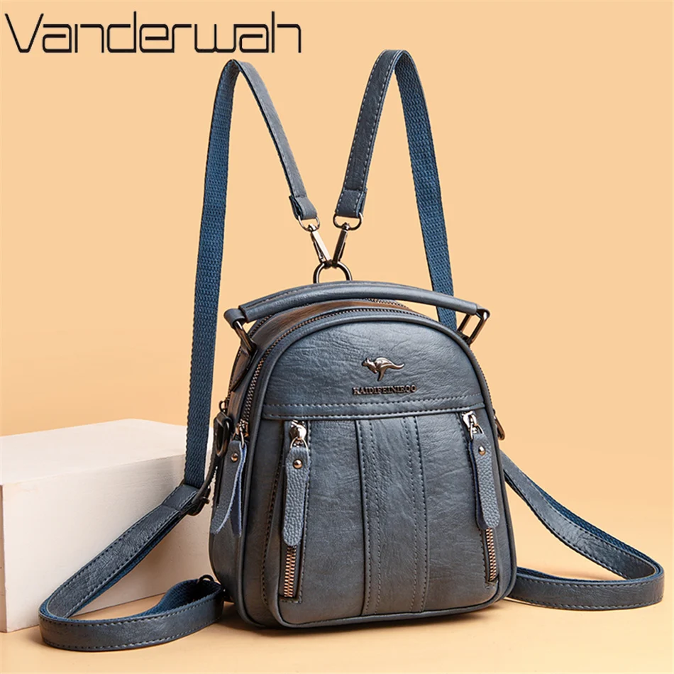 4 In 1 Leather Backpacks Multi - Leather Backpack Vintage recensie en prijs