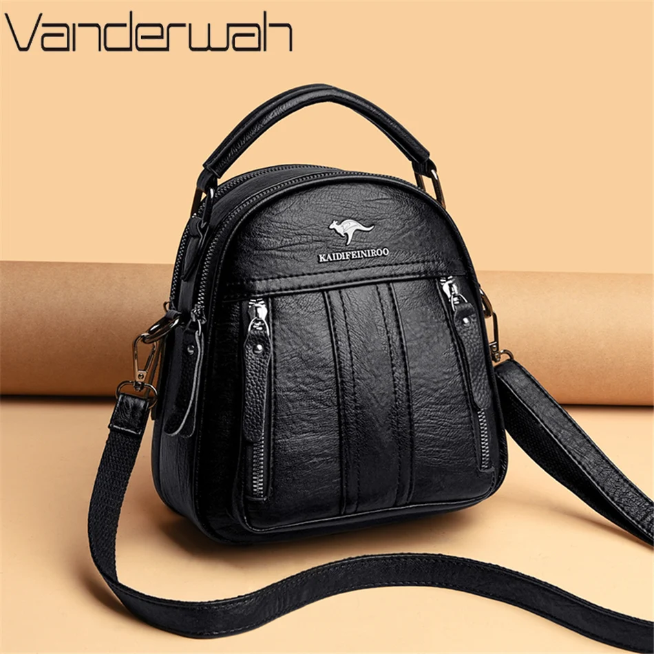 4 In 1 Leather Backpacks Multi - Leather Backpack Vintage recensie en prijs