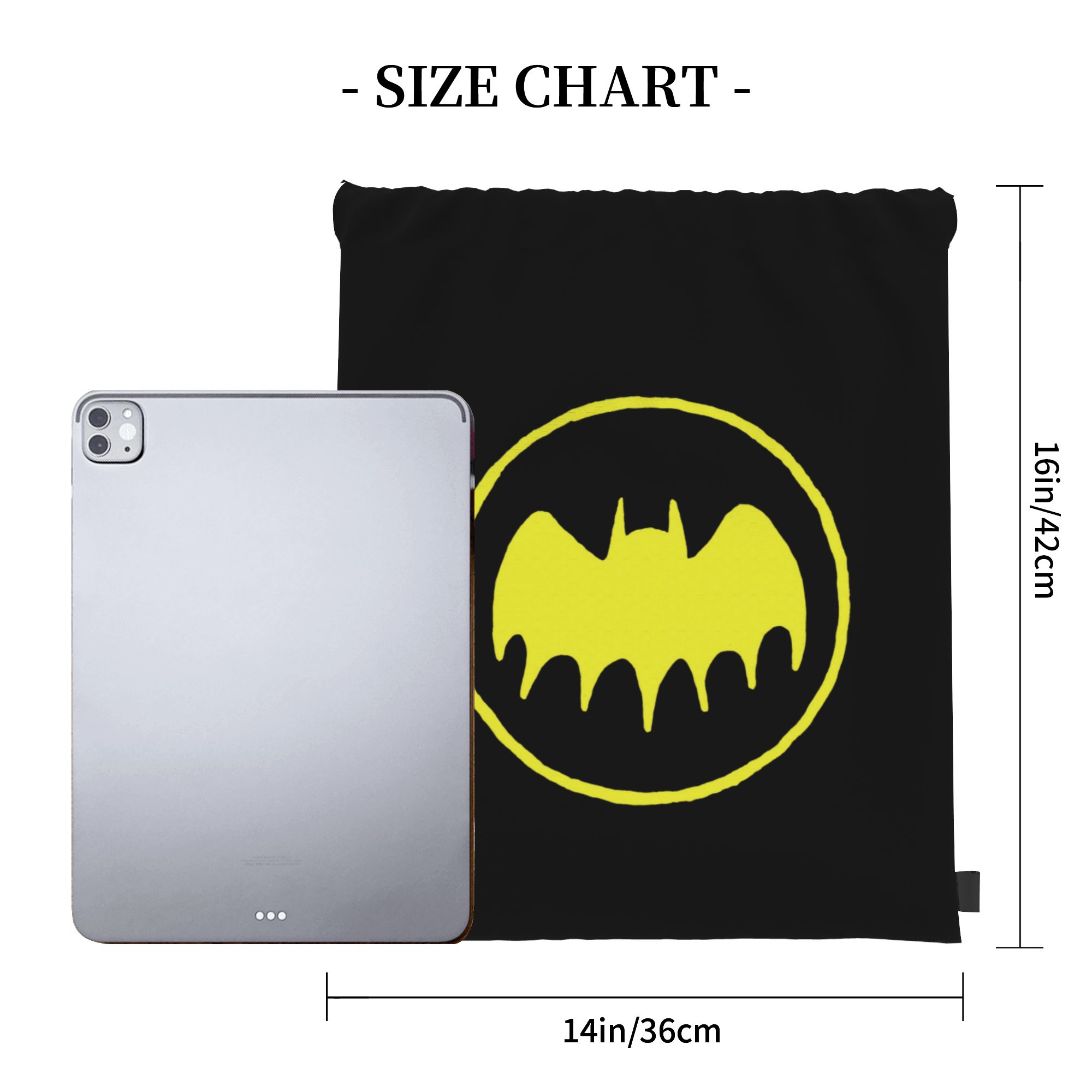 Yellow Circle Logo Backpack Dr - Drawstring Gym Bag recensie en prijs