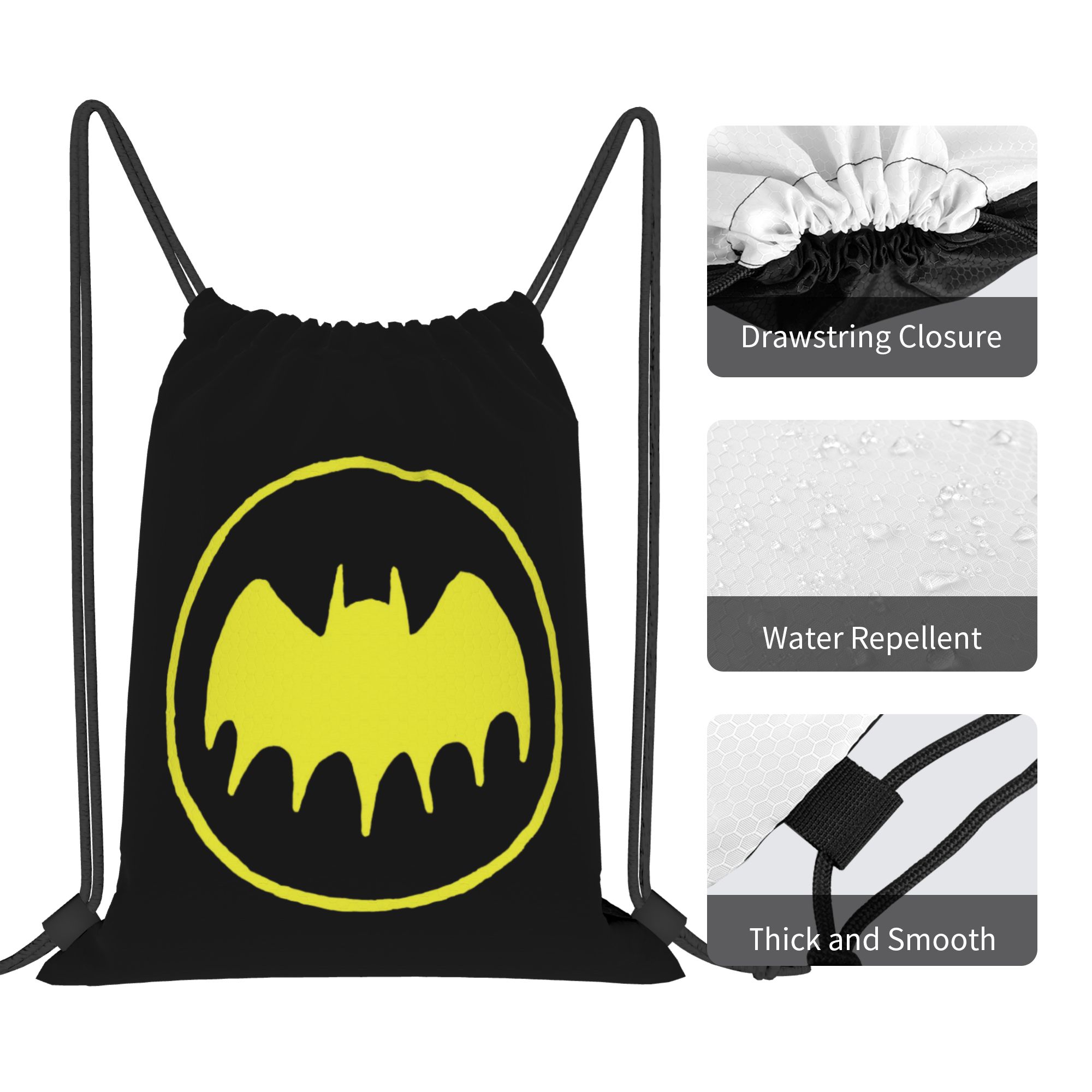 Yellow Circle Logo Backpack Dr - Drawstring Gym Bag recensie en prijs