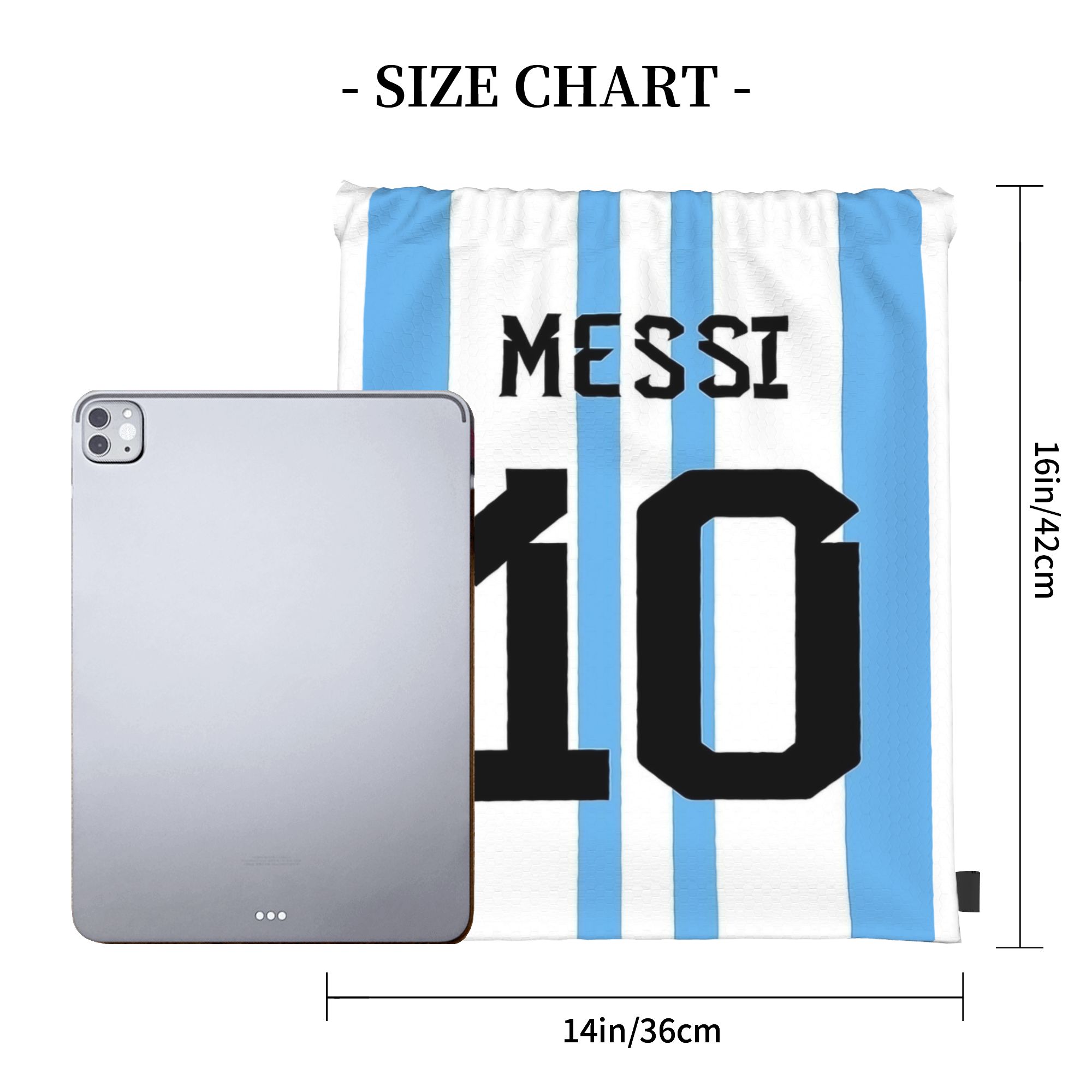 Messis 10 Soccer Football Draw - Drawstring Gym Bag recensie en prijs