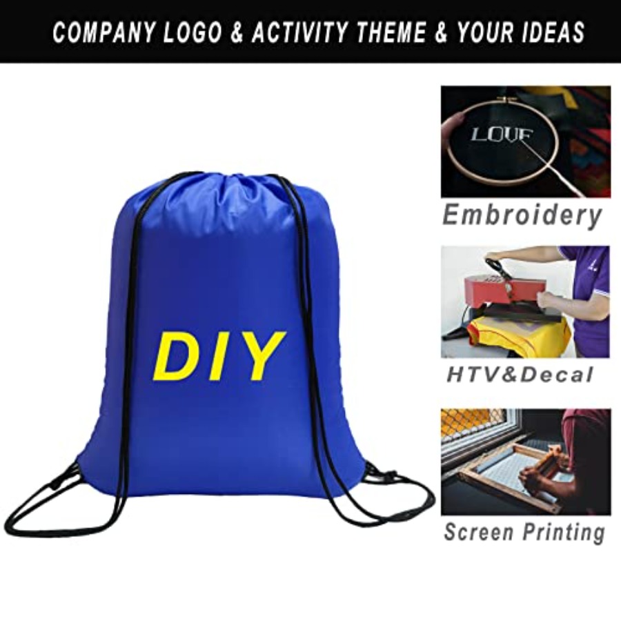 100 Pack Drawstring Bags Bulk, - Drawstring Gym Bag recensie en prijs
