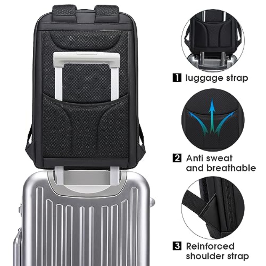 Business Smart Backpack Waterp - Laptop Backpack 15.6 recensie en prijs