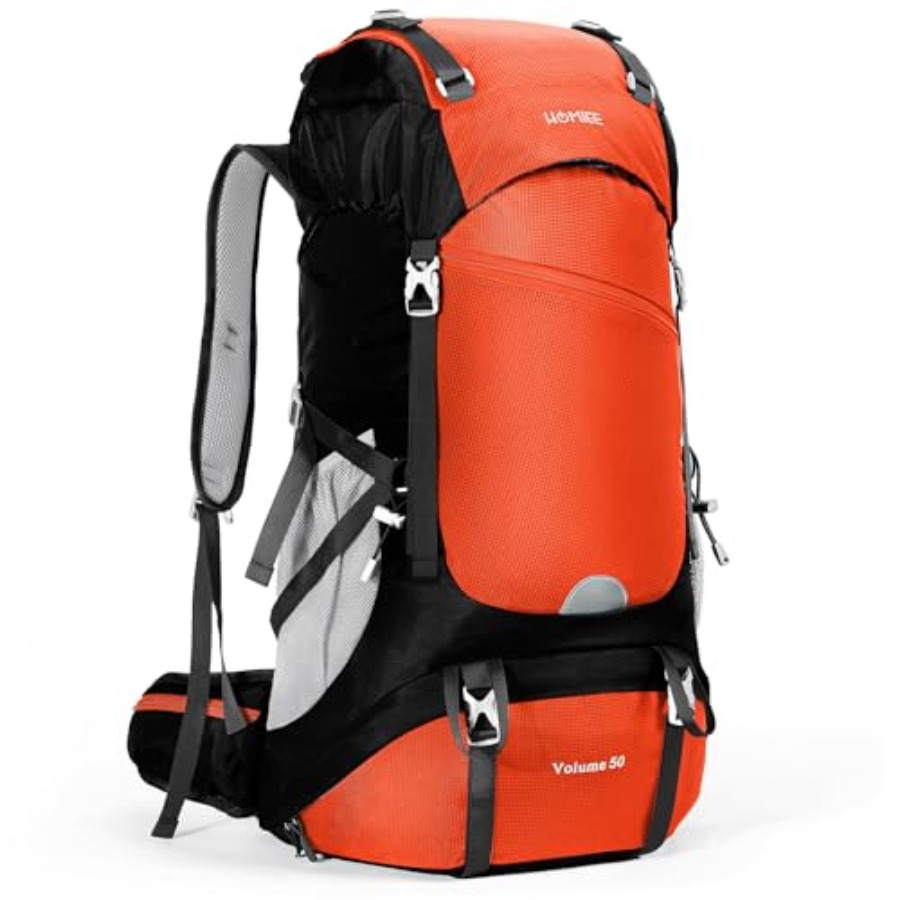 50L Hiking Backpack Travel Bag - Rain Cover Backpack recensie en prijs