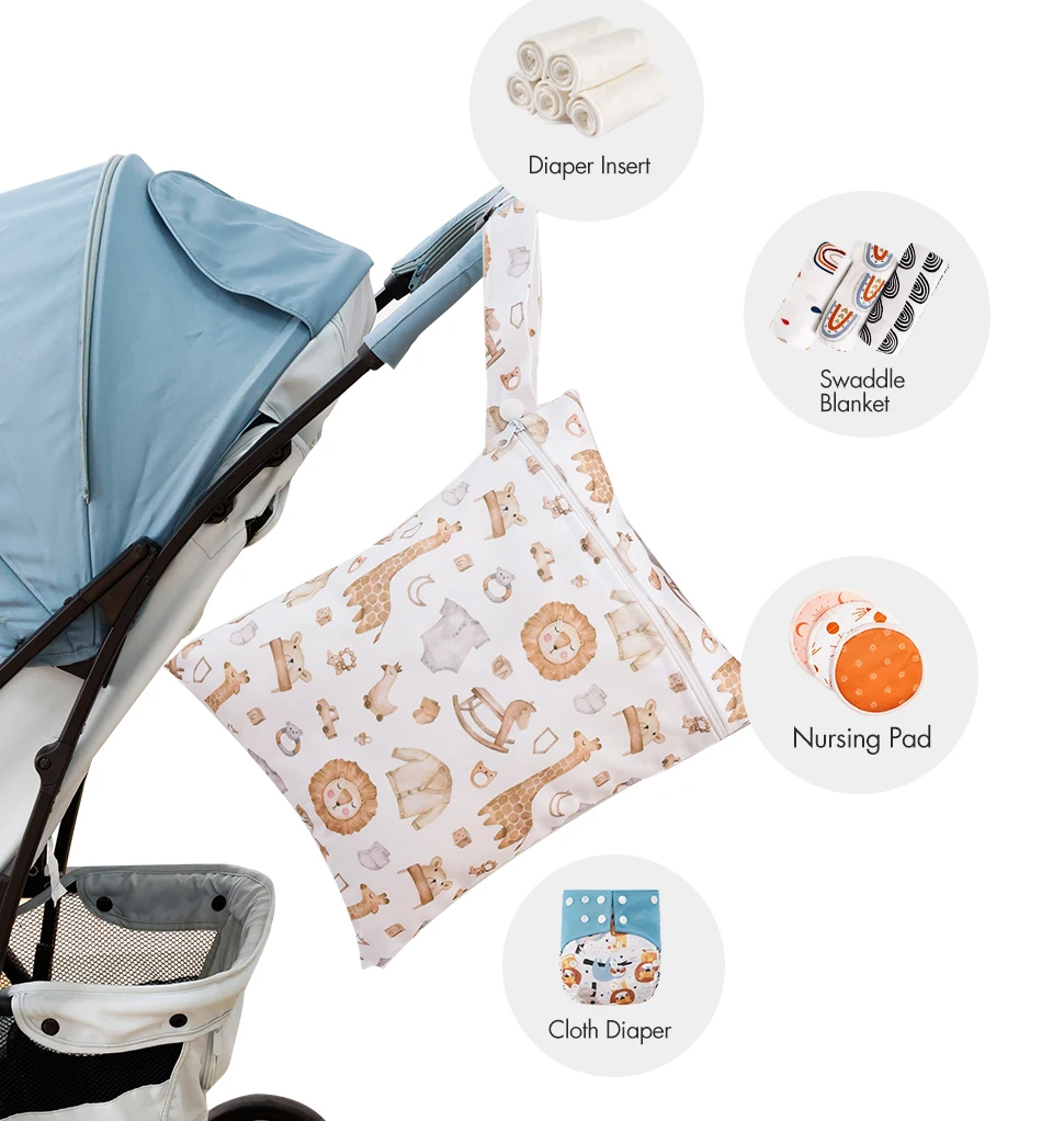 3PCS Travel Wash Cosmetic Bag  - Backpack Diaper Bag recensie en prijs