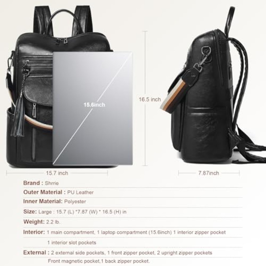 Laptop Backpack for Women 15.6 - Laptop Backpack 15.6 recensie en prijs