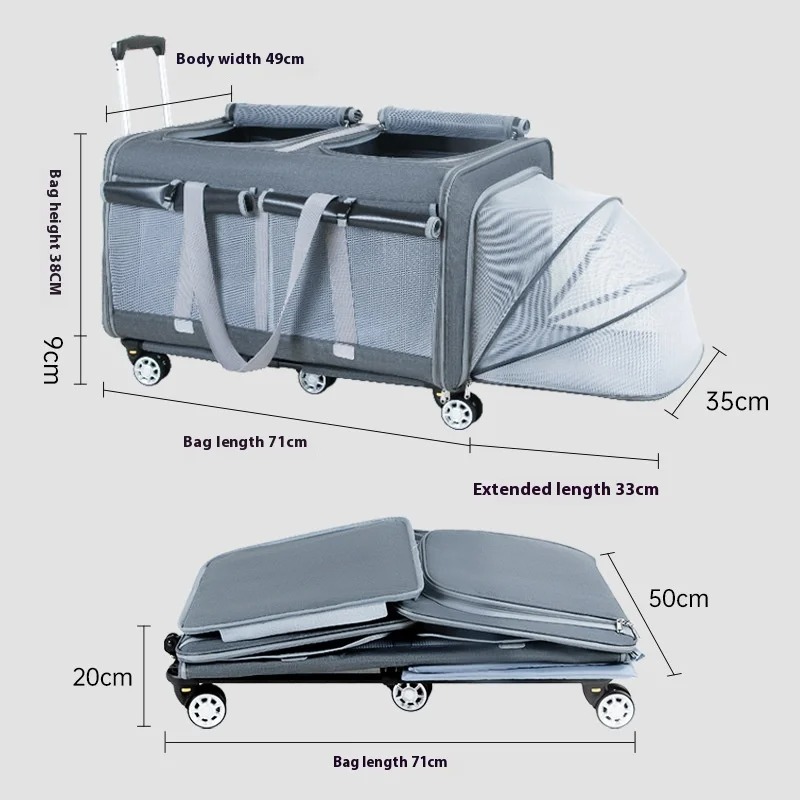 Super Large Capacity Pet Trans - Foldable Backpack Small recensie en prijs