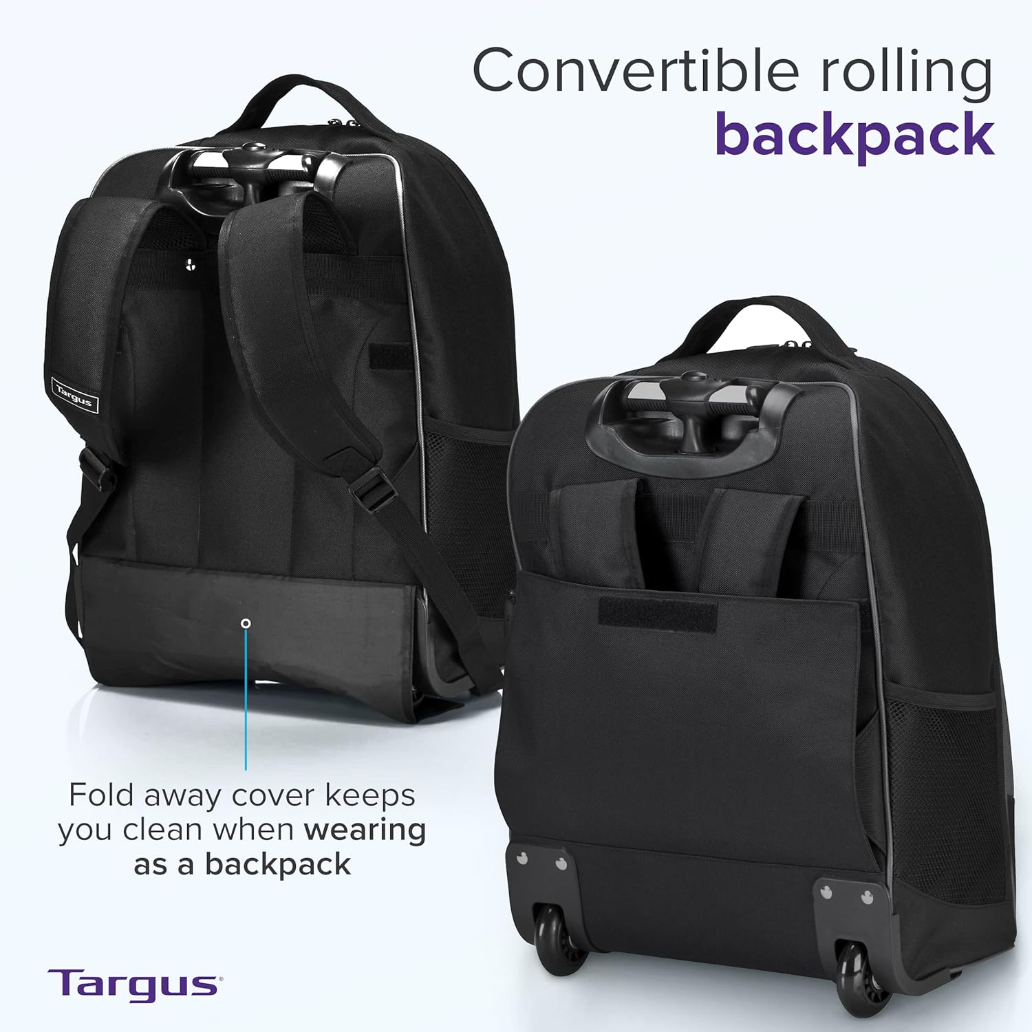 16 Inch Rolling Backpack with  - Laptop Sleeve Removable recensie en prijs