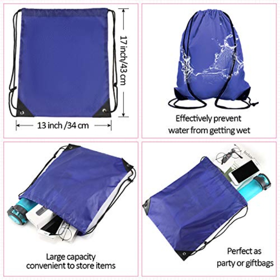 60 Pieces Drawstring Backpack  - Drawstring Gym Bag recensie en prijs