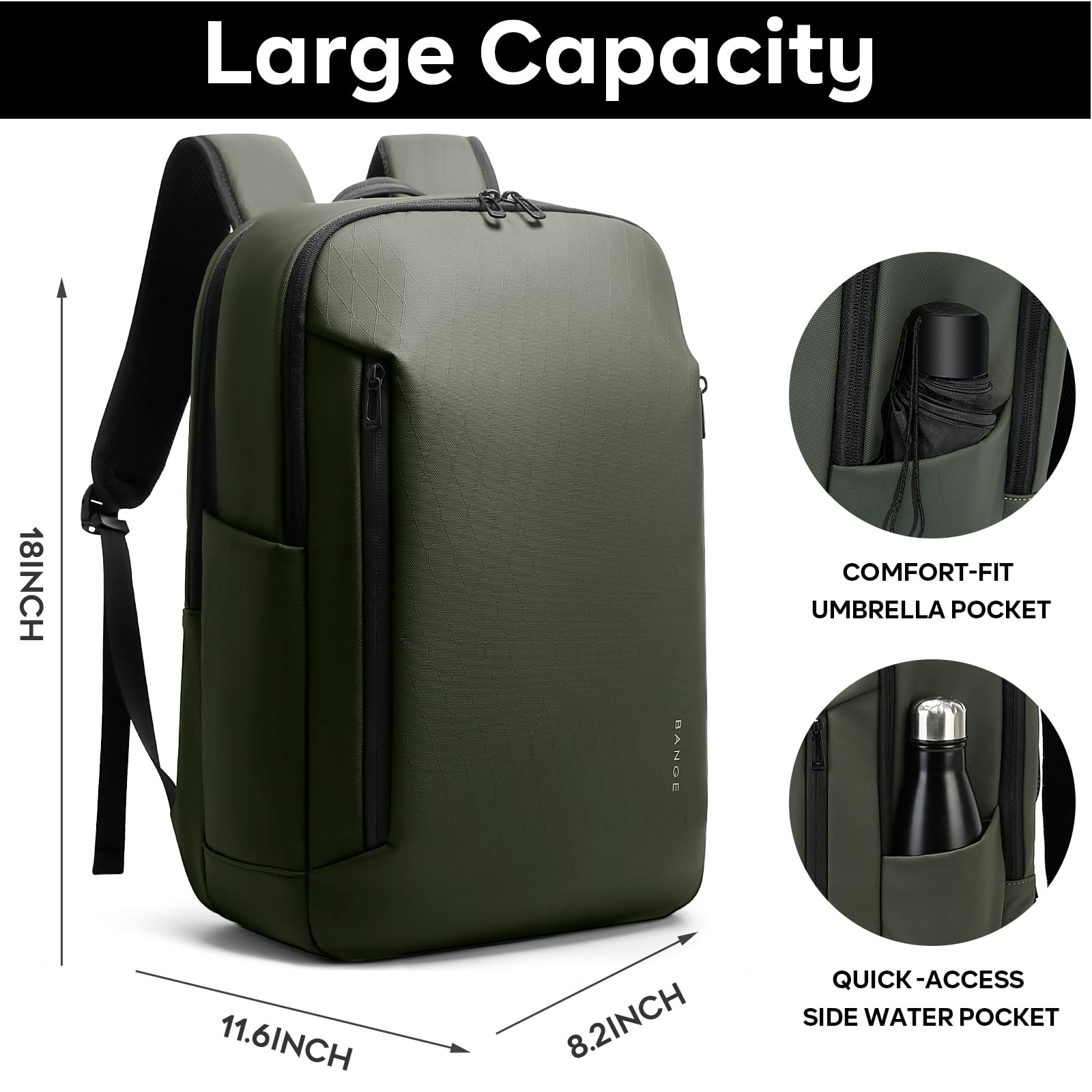 BANGE Fashion Simple Design Wo - Laptop Backpack 15.6 recensie en prijs