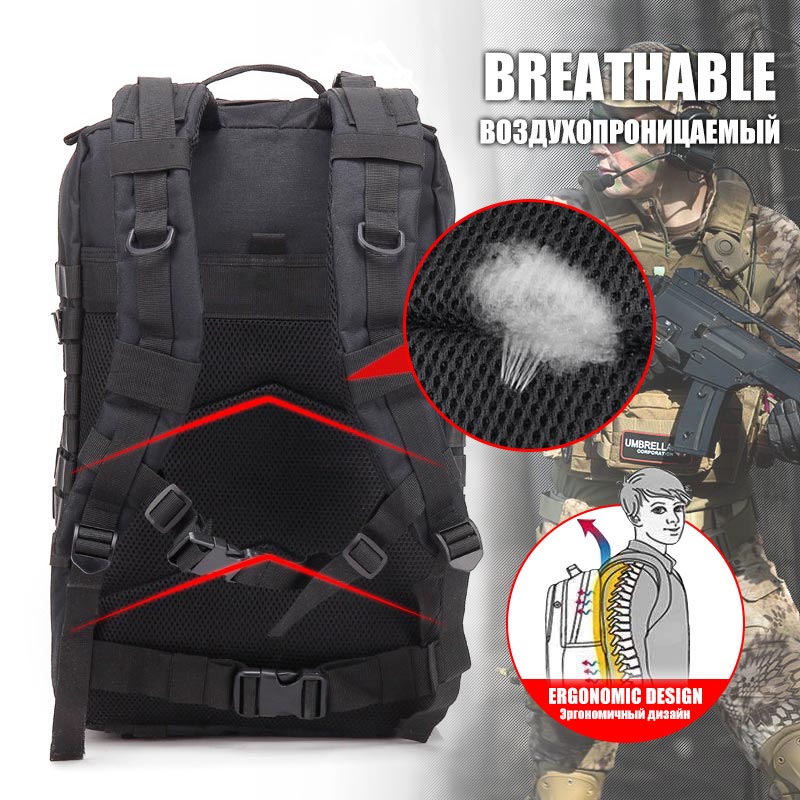 AA 60L Army Military Tactical  - Urban Backpack Tactical recensie en prijs