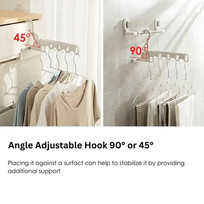 5-Hole Portable Clothes Hanger - Foldable Backpack Small recensie en prijs