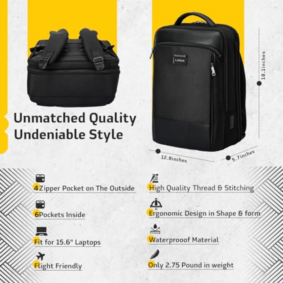 Laptop Business Backpack for M - Laptop Backpack 15.6 recensie en prijs