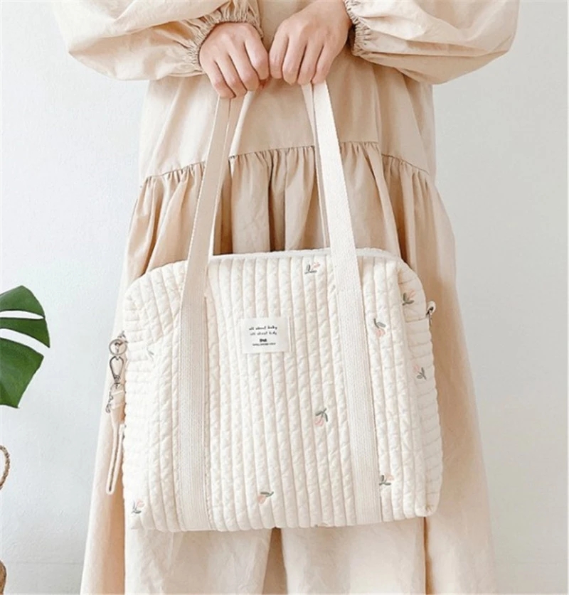 Embroidered Mommy Bag Handbag  - Backpack Diaper Bag recensie en prijs