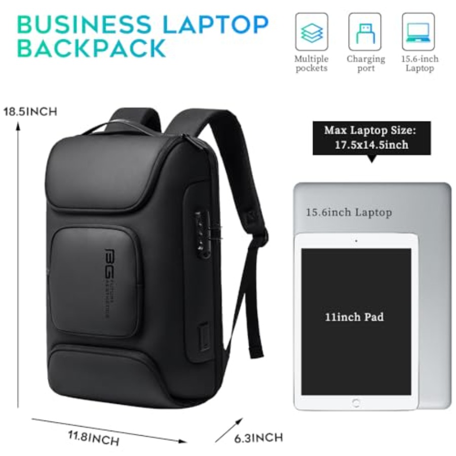Business Backpack, Laptop Back - Laptop Backpack 15.6 recensie en prijs