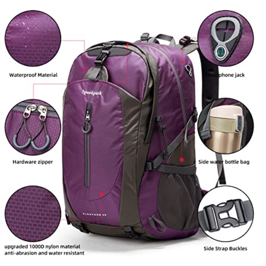 Hiking Backpack 40L Waterproof - Rain Cover Backpack recensie en prijs
