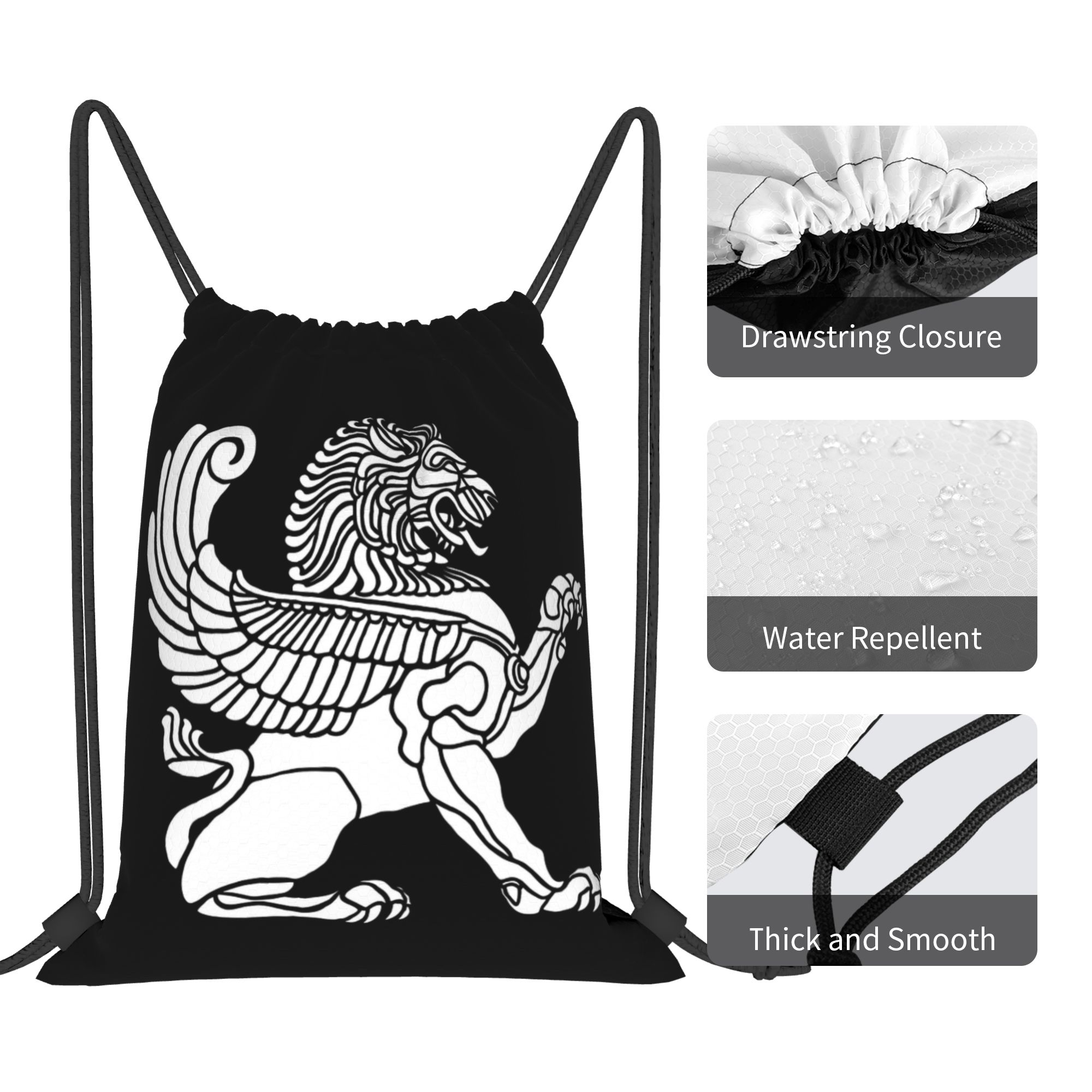 Persian Lion Iranian Iran Pers - Drawstring Gym Bag recensie en prijs