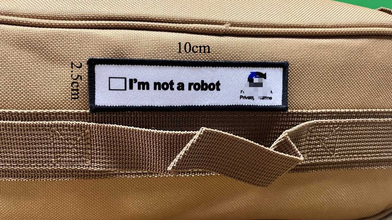 I'm Not A Robot Tactical Patch - Urban Backpack Tactical recensie en prijs