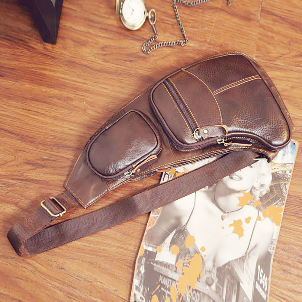 High Quality Men Genuine Leath - Sling Backpack Shoulder recensie en prijs