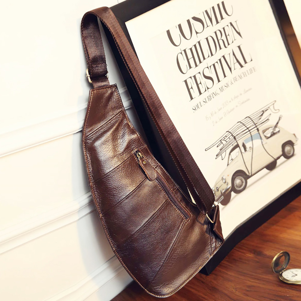 High Quality Men Genuine Leath - Sling Backpack Shoulder recensie en prijs