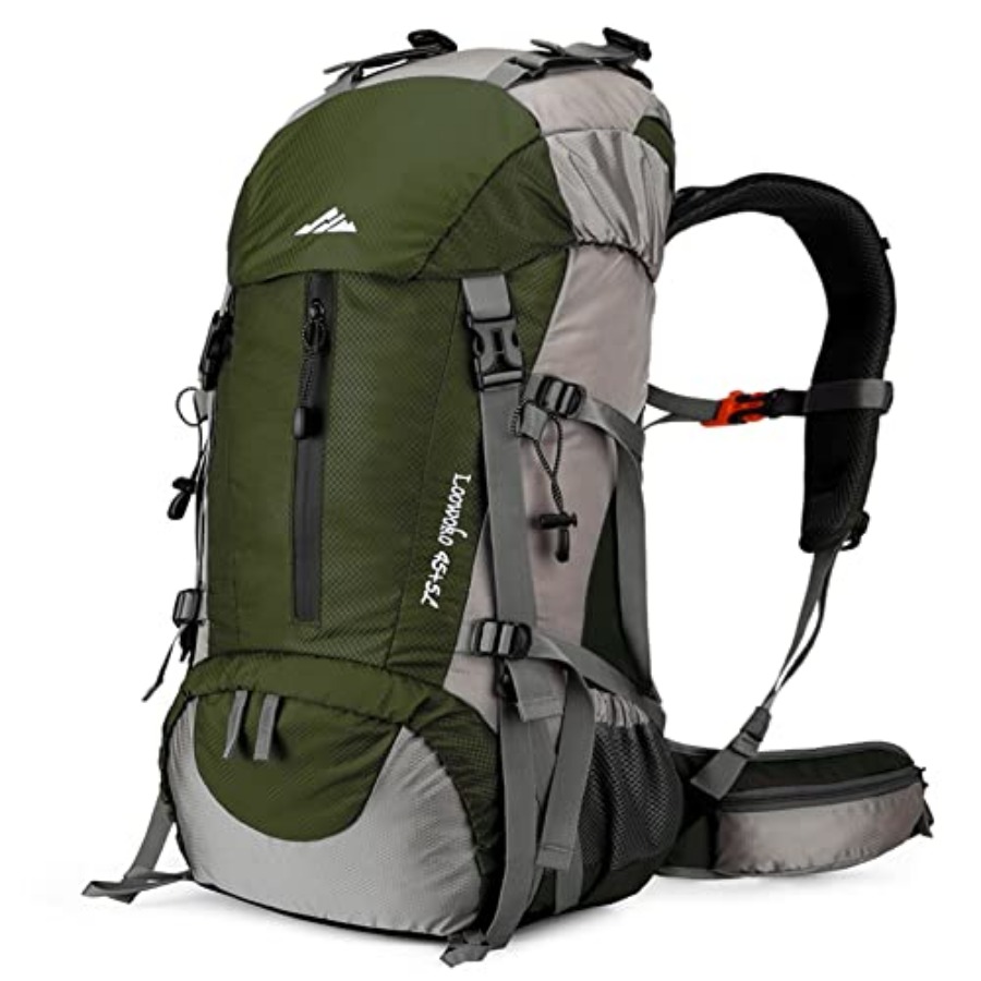 Loowoko 50L Hiking Backpack, W - Rain Cover Backpack recensie en prijs