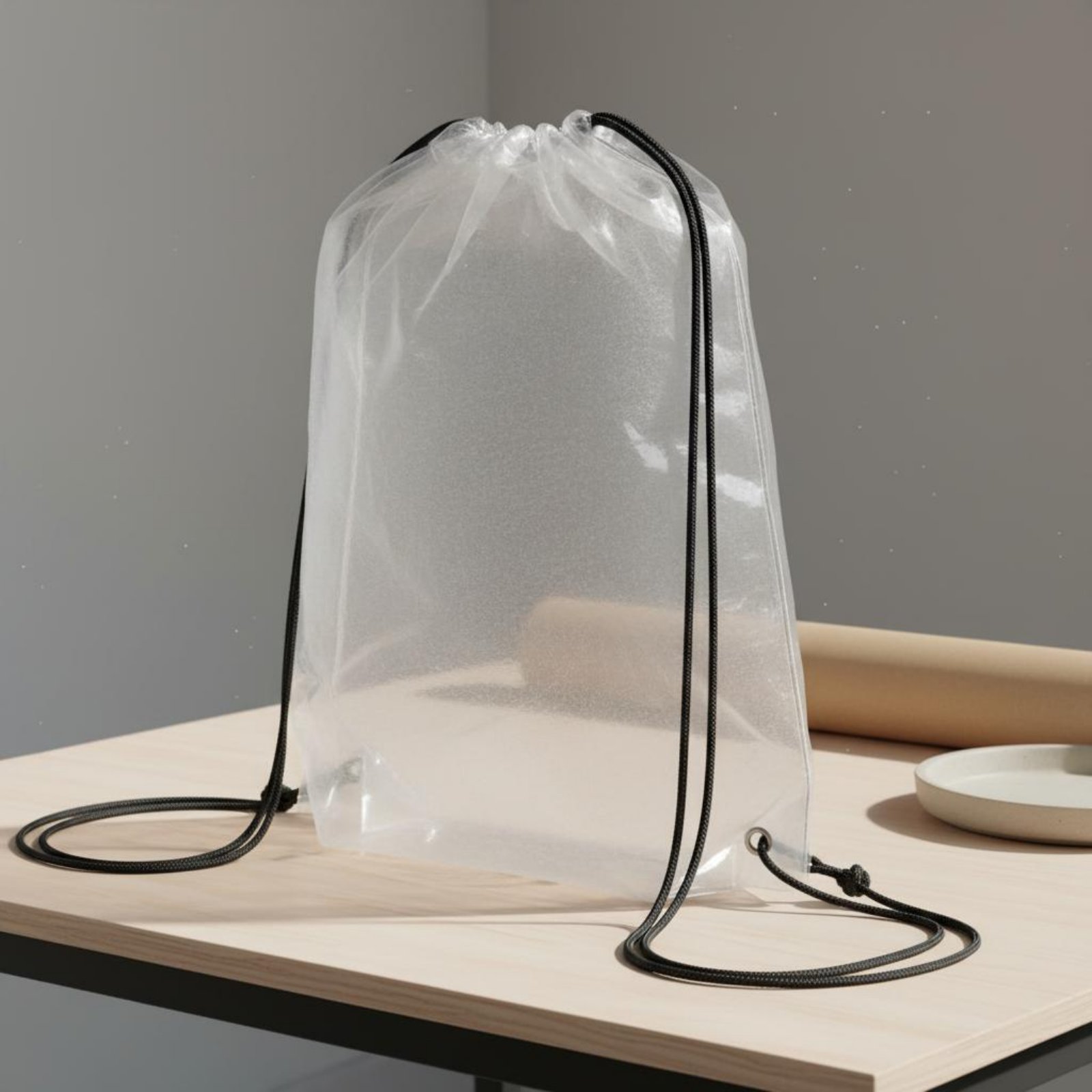 Transparent Drawstring Backpac - Drawstring Gym Bag recensie en prijs