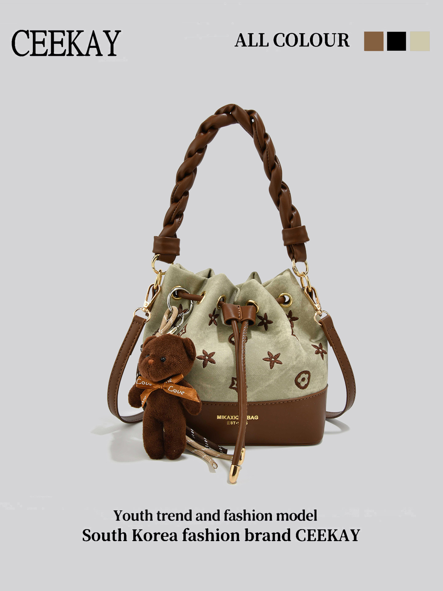 CEEKAY Vintage Drawstring Buck - Leather Backpack Vintage recensie en prijs