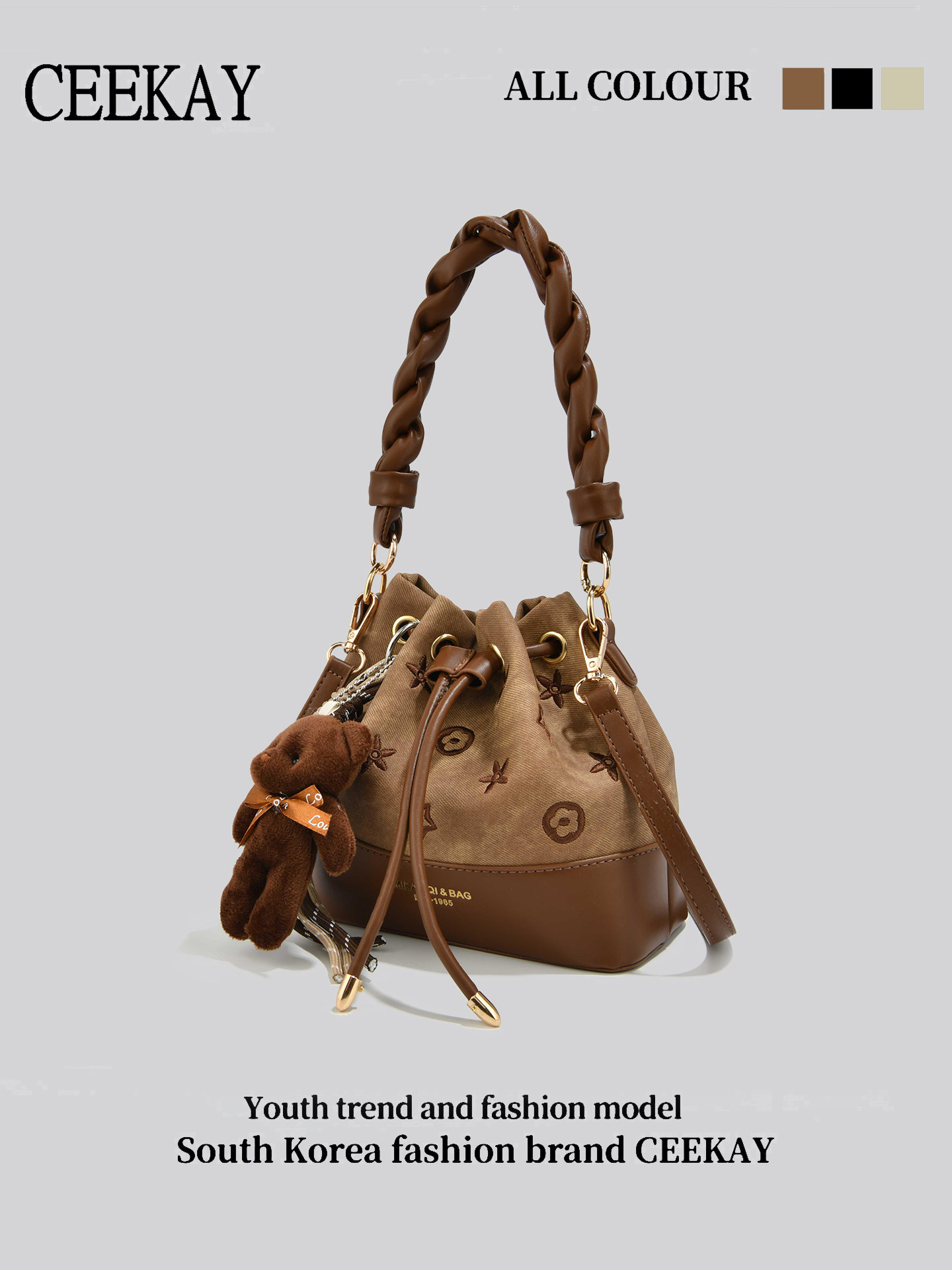 CEEKAY Vintage Drawstring Buck - Leather Backpack Vintage recensie en prijs