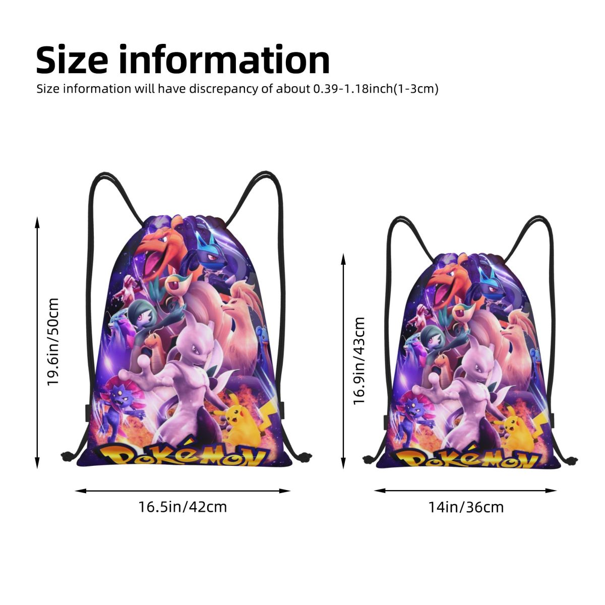 Cute Cartoon Manga Poke-Mon Ba - Drawstring Gym Bag recensie en prijs