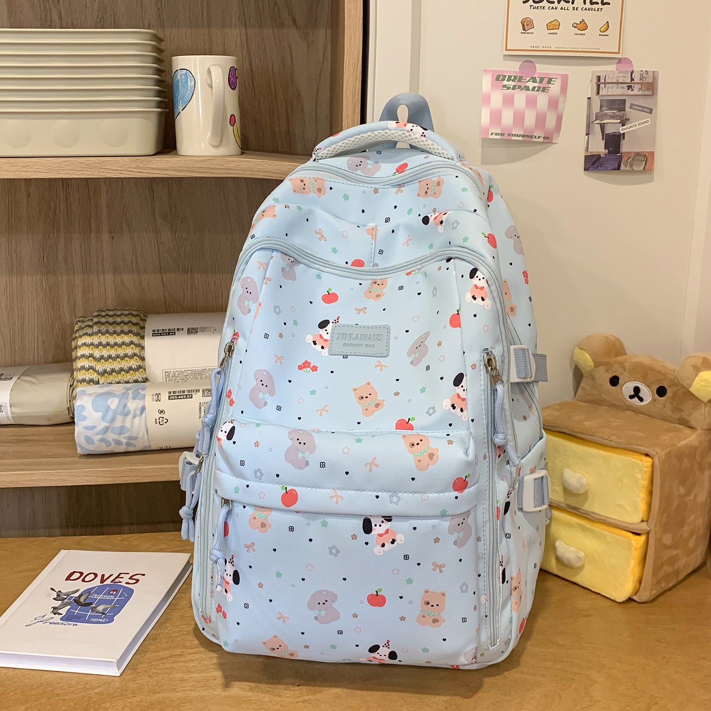 Cute Animal Print Backpack Wom - School Backpack Teen recensie en prijs