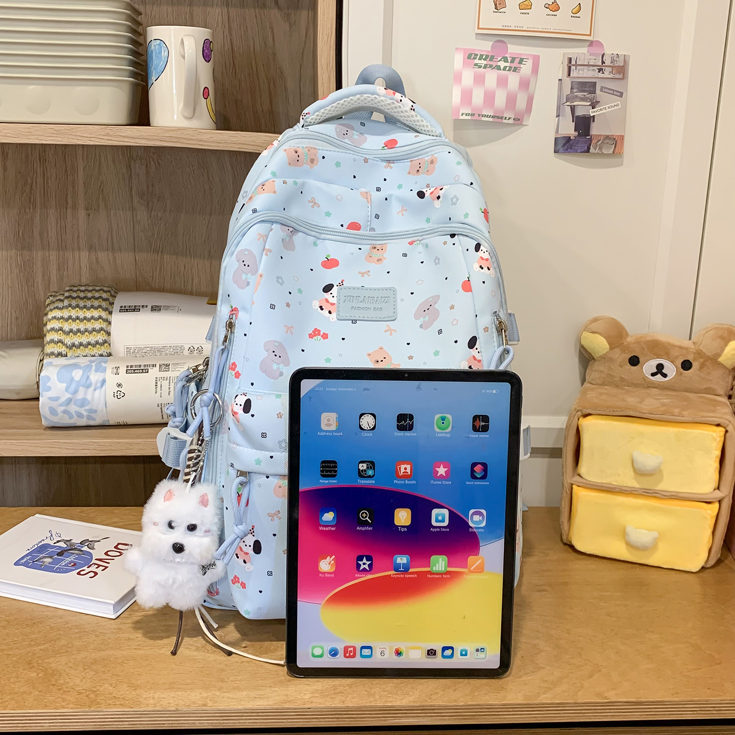 Cute Animal Print Backpack Wom - School Backpack Teen recensie en prijs