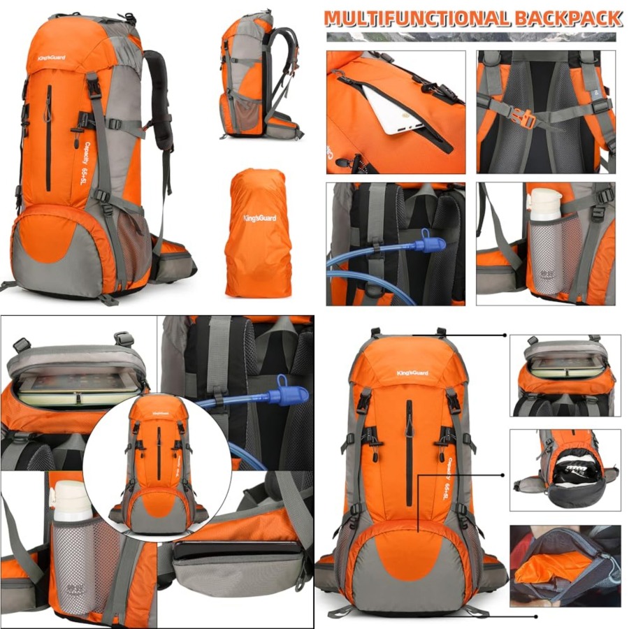 70L Hiking Backpack with Rain  - Rain Cover Backpack recensie en prijs