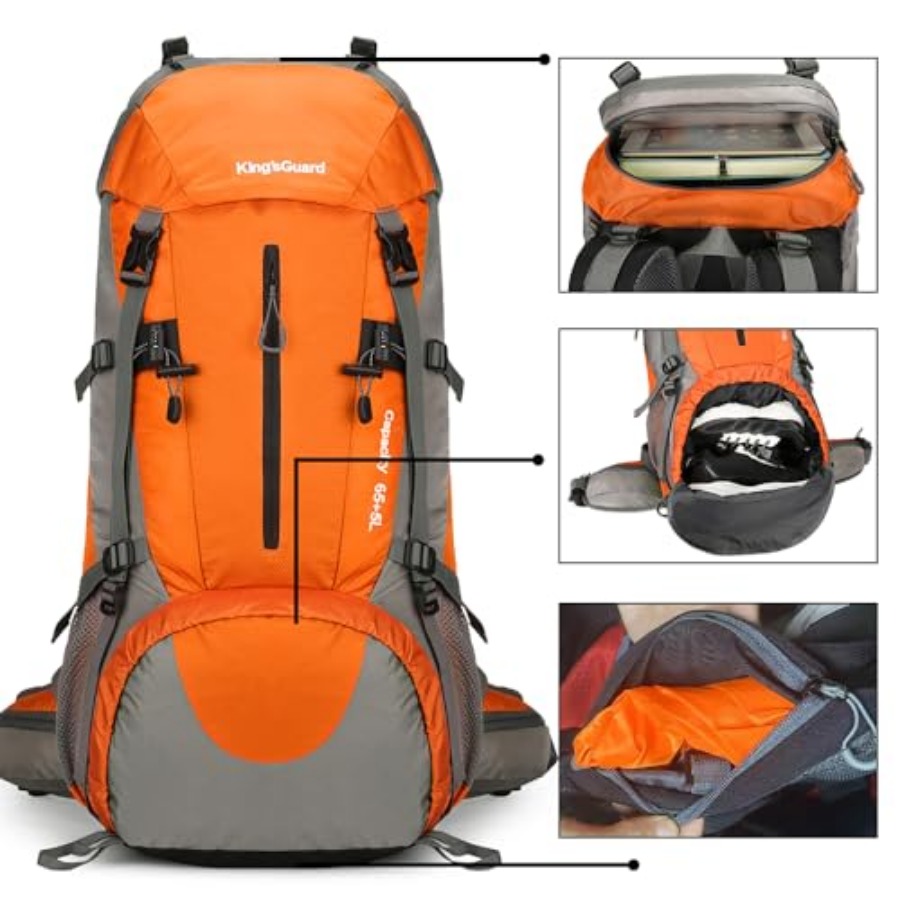 70L Hiking Backpack with Rain  - Rain Cover Backpack recensie en prijs
