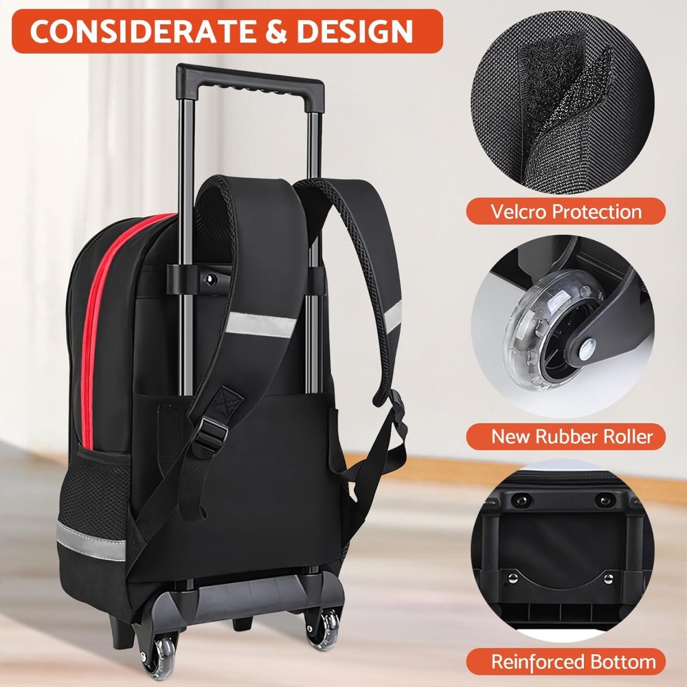 3PCS Kids Rolling Backpack for - School Backpack Teen recensie en prijs