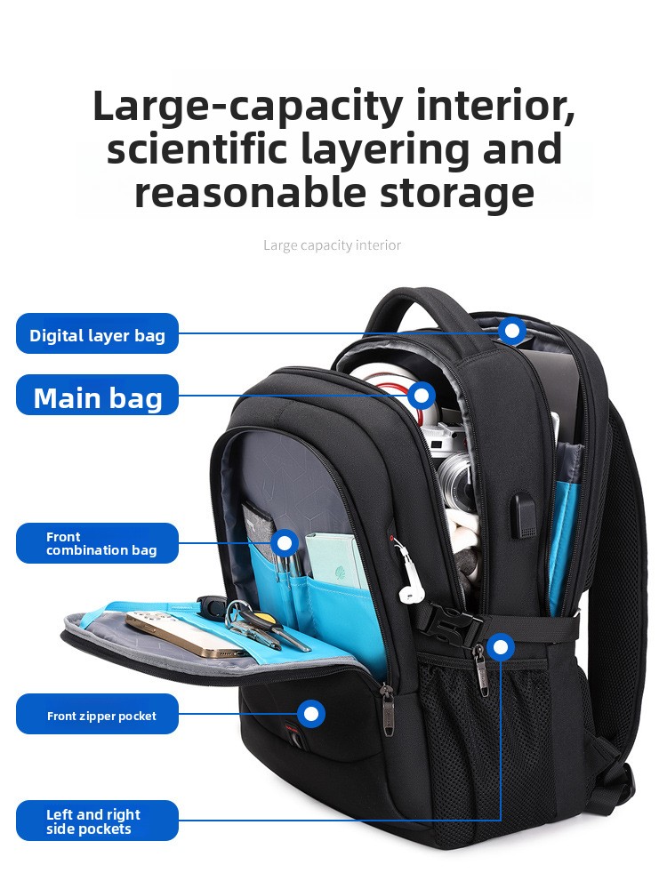 New Customizable Logo Backpack - Business Backpack Brief recensie en prijs