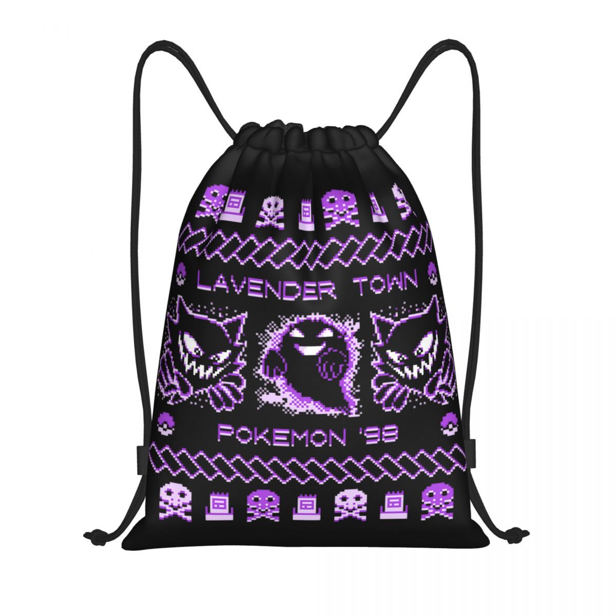 Lavender Town Christmas Backpa - Drawstring Gym Bag recensie en prijs