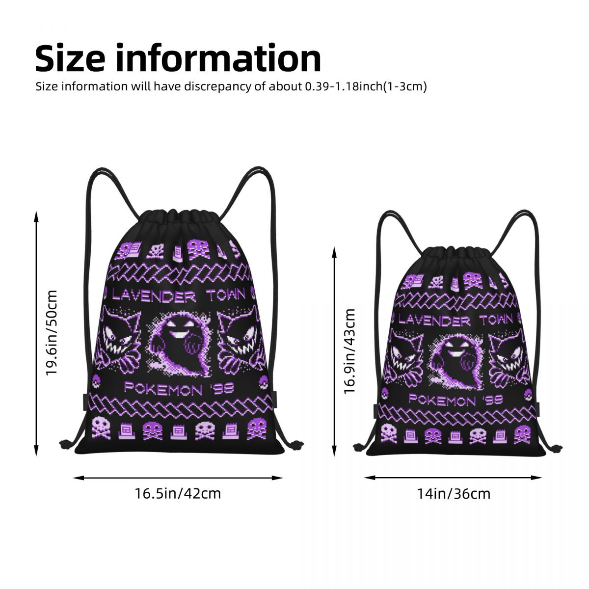 Lavender Town Christmas Backpa - Drawstring Gym Bag recensie en prijs