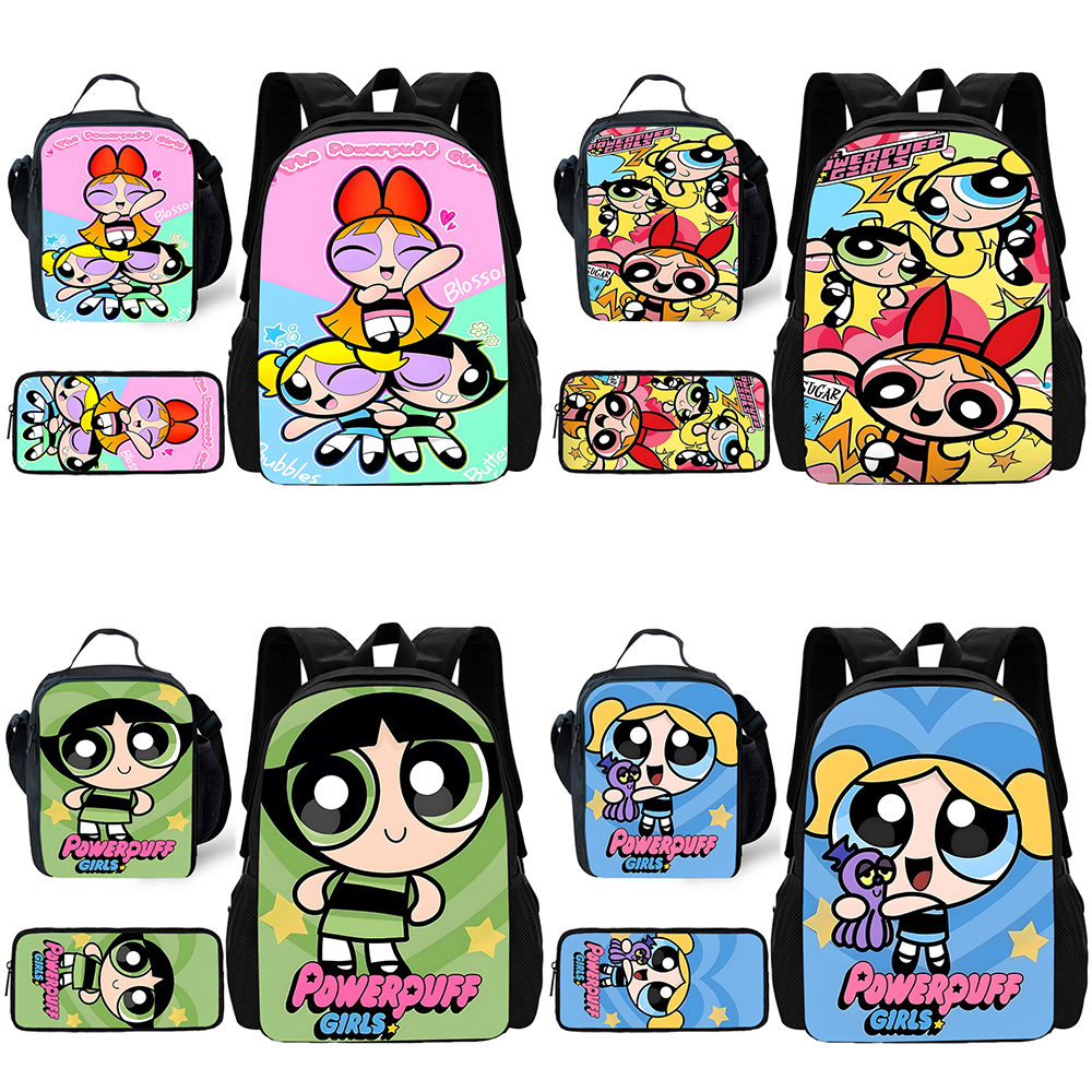 Child Cute Anime Powerpuffs Gi - School Backpack Teen recensie en prijs